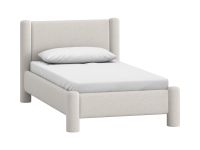 Кровать Ассоль 120 Букле Молочный