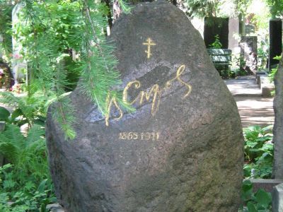 Могила Серова Валентина Александровича (1865-1911)