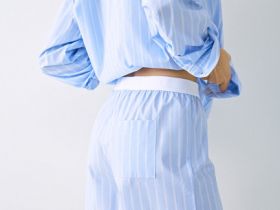 Пижамные шорты, 2 шт., Голубой