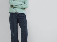 Кардиган на пуговицах, Зеленый