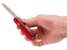 Нож перочинный Victorinox Explorer, сталь X55CrMo14, рукоять Cellidor®, красный