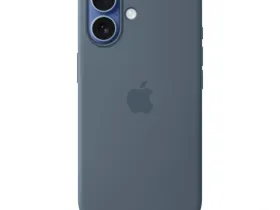 Чехол-накладка Silicone Case Series для iPhone 17 (голубой)
