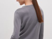 Шерстяной джемпер с округлой горловиной