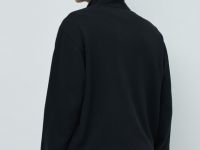 Лёгкая куртка с воротником-стойкой, Черный