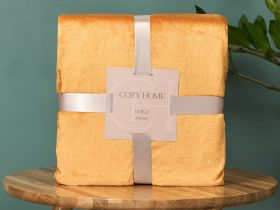 Плед Supersoft, охра