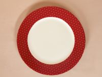 Тарелка Традиция элегантности/Traditioin of Elegance, красная