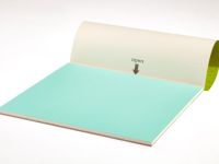 Альбом-склейка для акварели Baohong 38х53 см 10 л 300 г, хлопок, среднезернистая