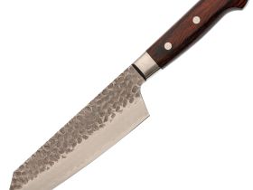 Нож кухонный Шеф-Kengata 190 мм, Sakai Takayuki, сталь VG-10, Damascus 33 слоя, рукоять дерево