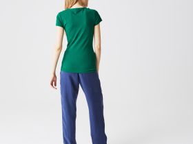 Женская футболка Lacoste приталенного кроя