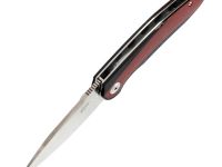 Складной нож Eafengrow EF954 Red, сталь D2, тактический фолдер, рукоять G10, черный/красный