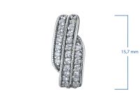 Серьги из белого золота э4712сг04202780