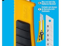 Нож OLFA с выдвижным лезвием 18 мм эргономичный с резиновыми накладками