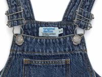 Полукомбинезон джинсовый для маленького мальчика