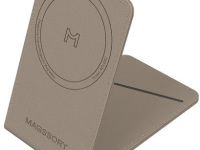 Чехол Magssory Tripod Magnetic Vlog Wallet, MagSafe латте