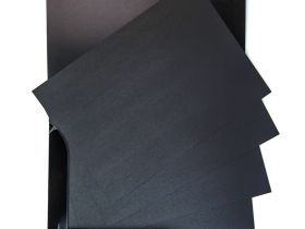 Папка с бумагой для сухих техник Малевичъ "Graf'Art black" А4 25 л 150 г, черная бумага