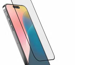 Защитное стекло uBear Extreme 3D Shield для Apple iPhone 16 Pro с чёрной рамкой