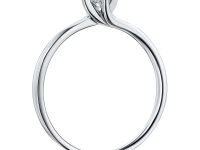 Классическое кольцо из белого золота с бриллиантом э4701кц06220202