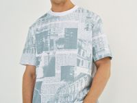 Футболка с принтом, Белый