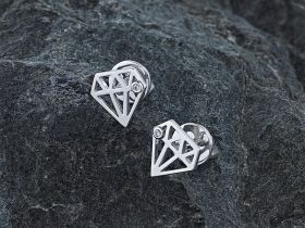 Пусеты из серебра э0612пс07172100