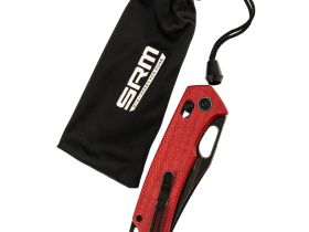 Складной нож SRM Retreiver 9203-MR2, сталь 10Cr15CoMoV, рукоять Red Micarta