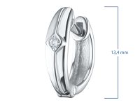Серьги из серебра э0612сг09220501