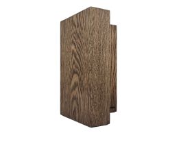Подставка настольная магнитная для 6 ножей Woodinhome KS003SOB, дуб, коричневый