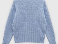 Джемпер силуэта трапеция с шерстью