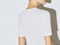 Футболка хенли из хлопка, Белый