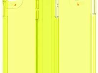 Чехол-накладка Zagg Iridescent Anti-microbial для iPhone 13 Pro пластиковый (неоновый желтый)