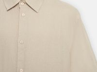 Рубашка изо льна с коротким рукавом