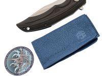 Складной нож Petrified Fish Hairtail, сталь K110, рукоять карбон