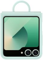 Чехол Samsung Silicone Case для Z Flip6/Flip7 FE Мятный