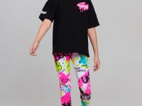 Фуфайка трикотажная для девочек (футболка)