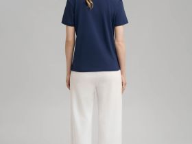 Футболка прямого кроя из джерси