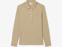 Женская рубашка-поло Lacoste с длинным рукавом