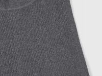 Вязаная манишка, Серый