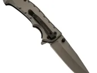 Складной полуавтоматический нож DA78, сталь 65Х13, рукоять сталь