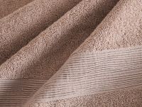 Полотенце махровое Piega, бежевое