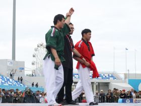 Стали известны победители соревнований по мас-рестлингу и борьбе корэш на Сабантуе