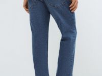 Зауженные джинсы, Синий