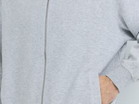 Бомбер с воротником-стойкой, Серый