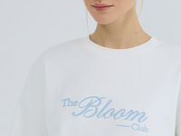 Свитшот с вышивкой, Бежевый