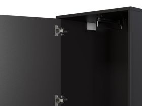Шкаф навесной Сайрис 1-50x175 Черный