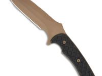 Нож с фиксированным клинком Spartan Blades Horkos, сталь CPM-S35VN Flat Dark Earth, рукоять черная микарта, чехол мультикам