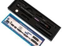 Тактическая ручка для выживания  с фонариком 11 в 1, розовая