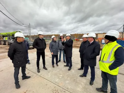 Джулустан Борисов провел выездное совещание по строительству Новоленской ТЭС