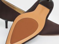 Сатиновые туфли-лодочки, Коричневый
