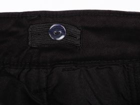 Брюки текстильные джинсовые утепленные флисом для девочек