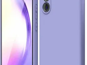 Чехол-накладка для Samsung Galaxy S23 силиконовый (фиолетовый)