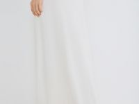 Вязаная юбка из струящейся пряжи, Белый